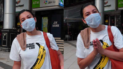 Gauahar Khan schools paparazzi for asking her to remove her face mask and pose