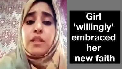 Kashmiri girl says she willingly embraced Islam, denies 'love jihad'