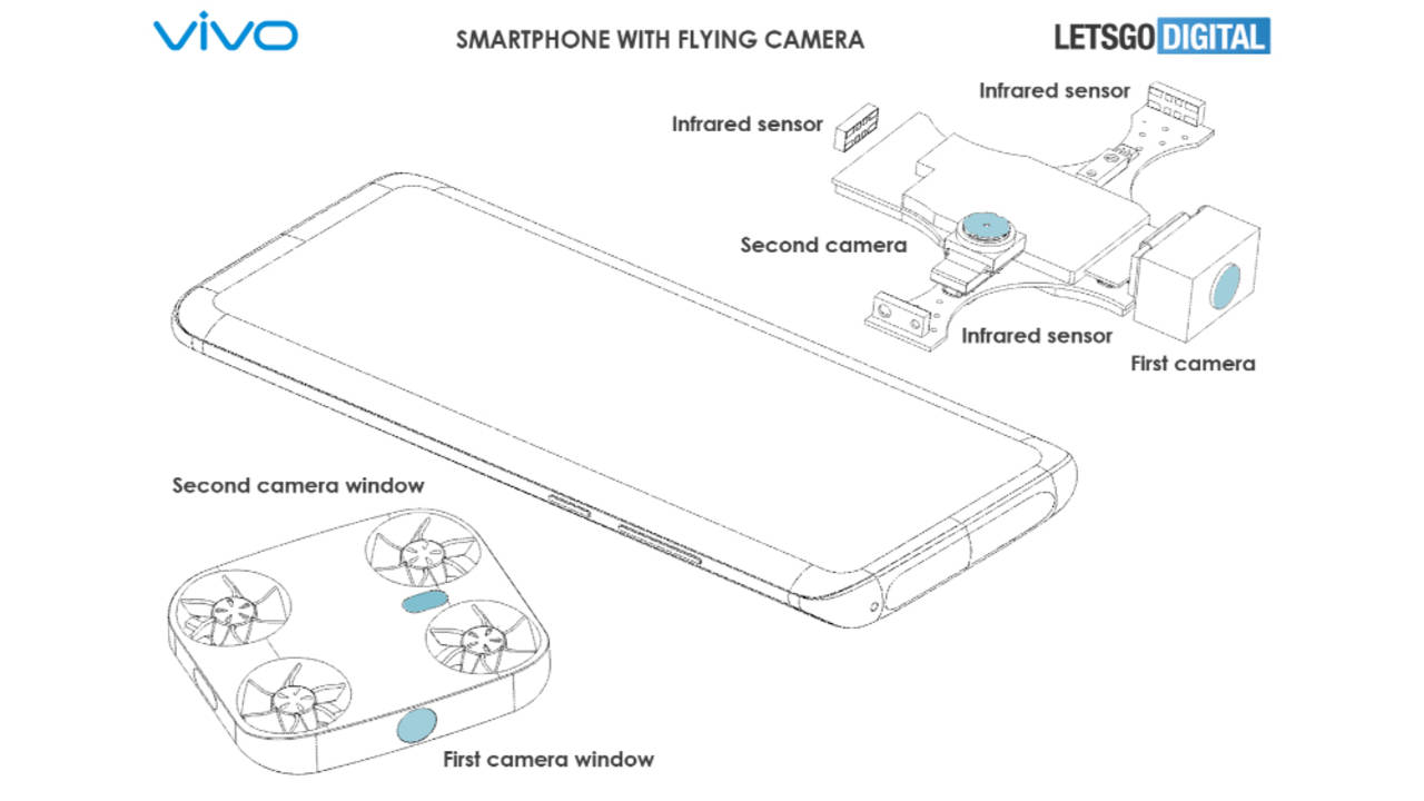 oppo drone camera mobile phone