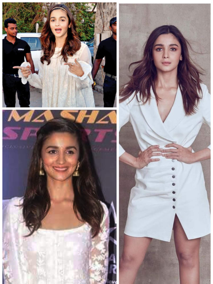 Alia Bhatt's Blissful White Wardrobe | Times Of India