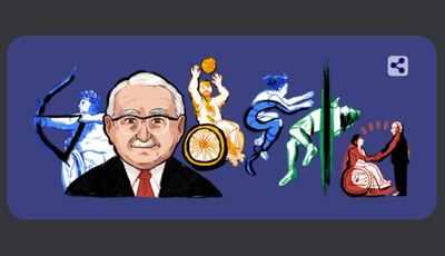 Google honours ‘founder of the paralympic movement’ Ludwig Guttmann with a doodle