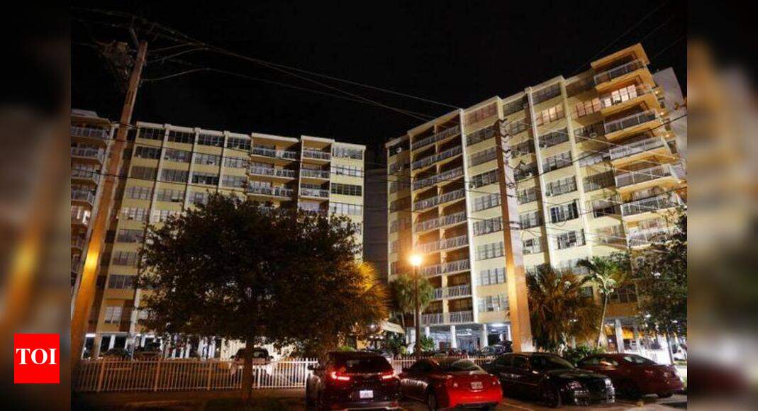 Damage forces evacuation of Miami Beach apartment building Times of India