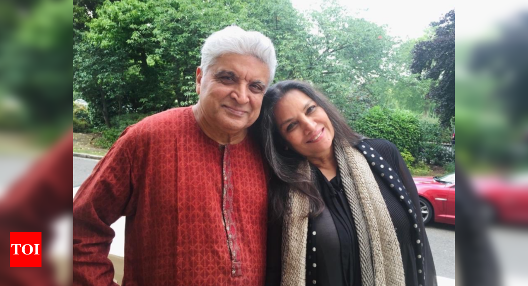 When Shabana Azmi and Javed Akhtar went twinning in red polka dots – Times of India