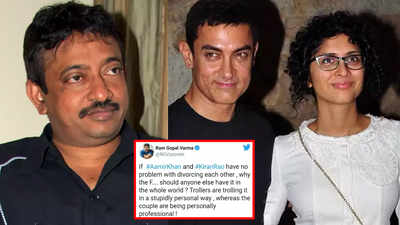 Aamir Khan-Kiran Rao divorce: Ram Gopal Varma defends the duo's decision, wishes 'a very Rangeela life, much more Colourful than before'