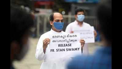 Fr Stan Swamy put on ventilator, Maharashtra govt gets NHRC notice