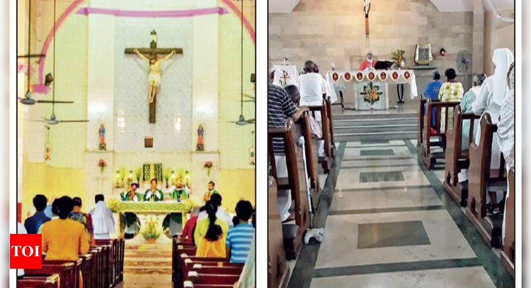 Kolkata: First physical Sunday mass after curbs ease