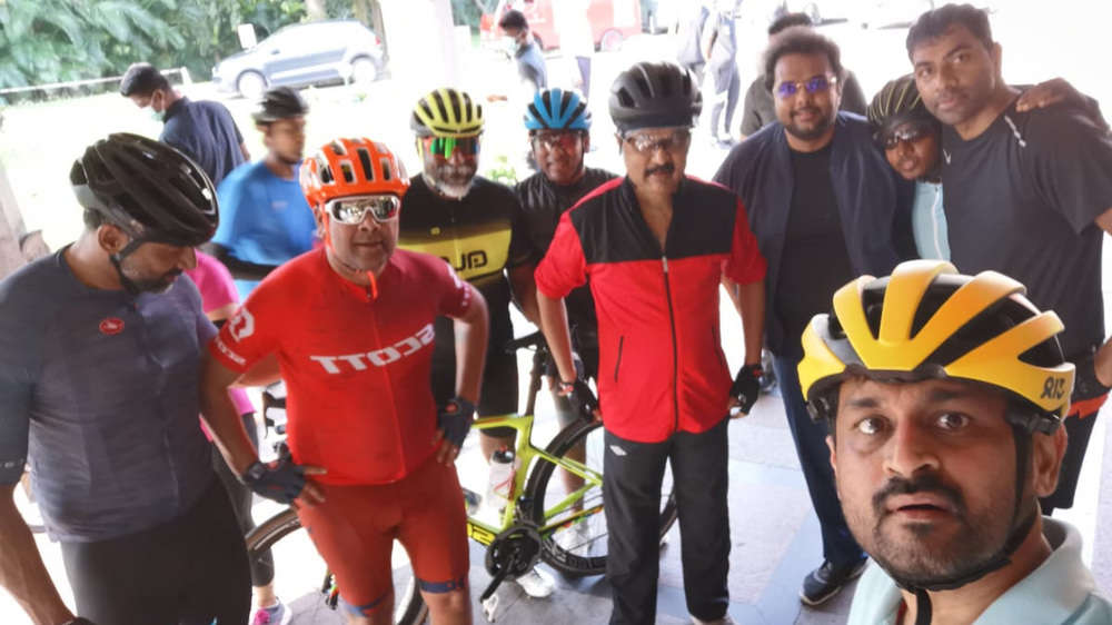 Photos: MK Stalin's Sunday cycle ride on East Coast Road in Chennai ...