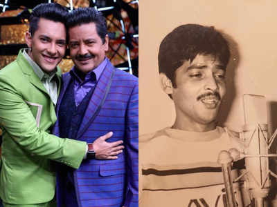 Indian Idol host Aditya Narayan shares unrecognisable pic of father ...