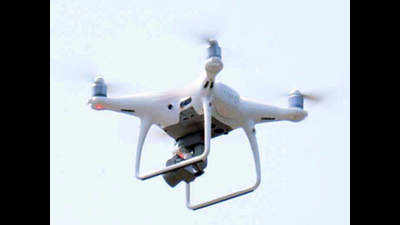 Unsolved puzzle: Drone camera once again flies over Srisailam shrine after sunset