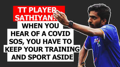 Table Tennis Player Sathiyan Gnanasekaran Due To The Pandemic I Ll Go To The Olympics A Mentally Tougher Athlete Off The Field News Times Of India