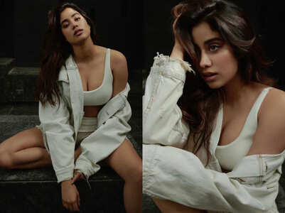 We loved Janhvi Kapoor's all white casual avatar