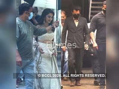 Photos: Anil Kapoor and Madhuri Dixit get snapped as they shoot together in the city!