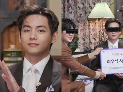 BTS's V becomes the honorary cast of 'Parasite' at Choi Woo Shik's fan meet