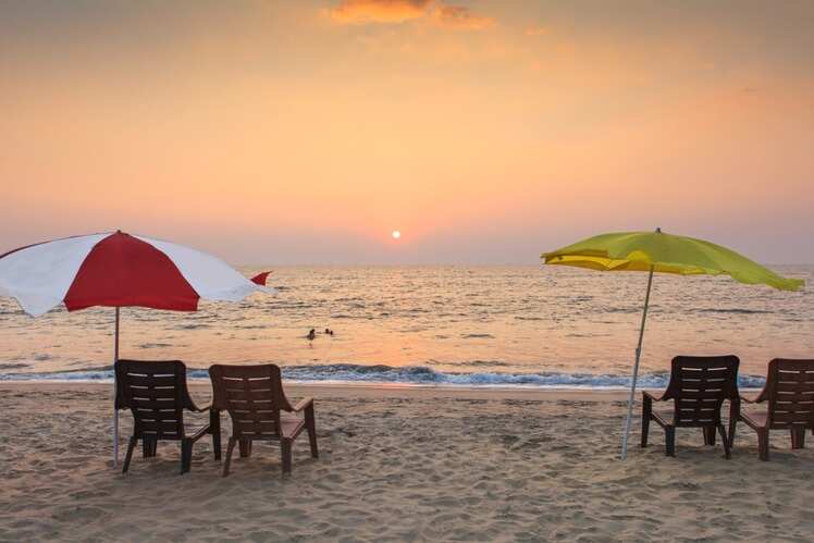 Sunrise over God's Own Country in Kerala