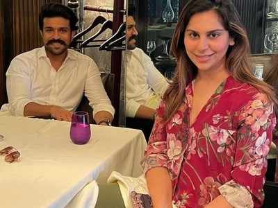 PIC: Ram Charan and Upasana Konidela head out on an adorable lunch date