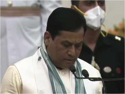 Former Assam CM Sarbananda Sonowal takes oath as Union minister in PM Modi's Cabinet