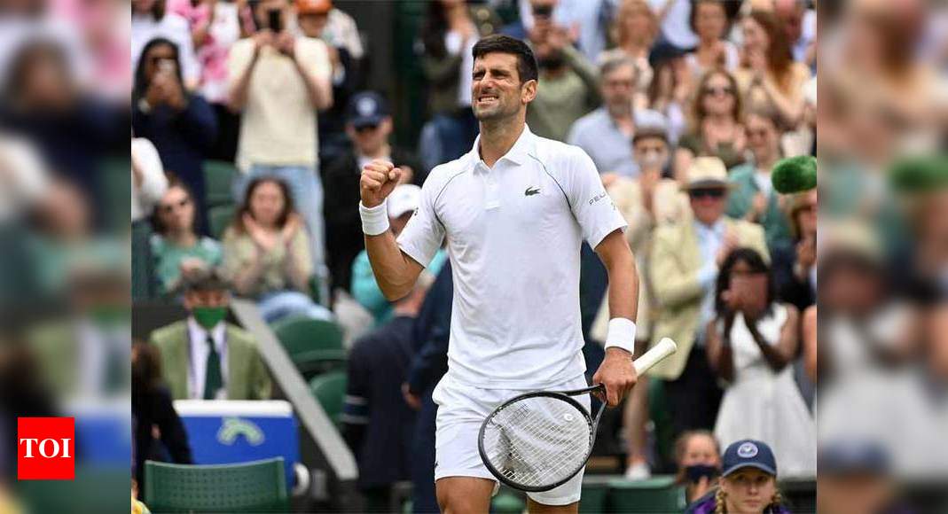 Novak Djokovic into 10th Wimbledon semi-final