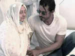 Dilip Kumar’s demise: Pictures of Shah Rukh Khan consoling tearful Saira Banu go viral