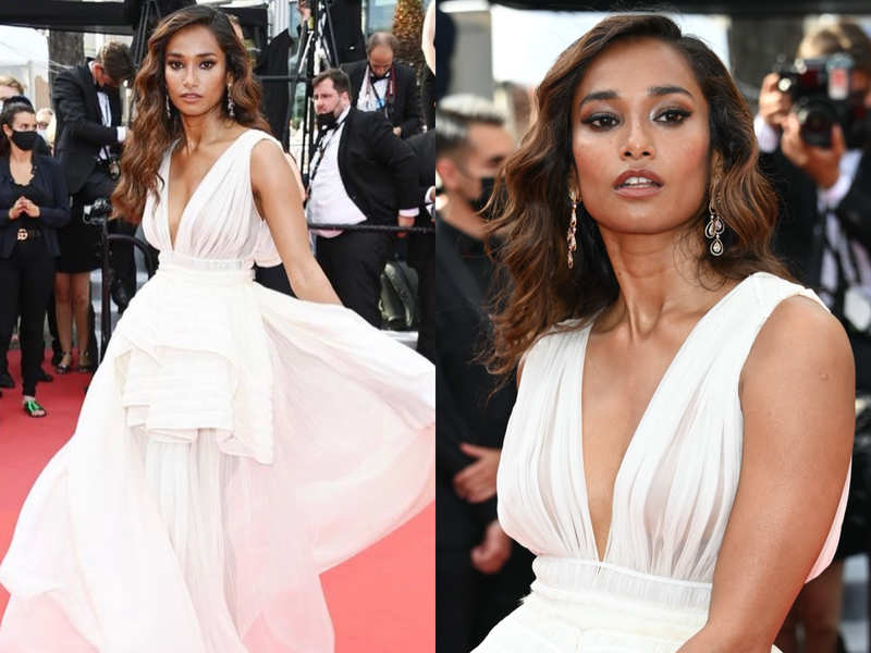 Cannes Red Carpet: Nidhi Sunil stuns as she makes a red carpet debut at  Festival de Cannes
