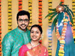 Inside pictures from Suyash Tilak’s engagement with ladylove Aayushi Bhave