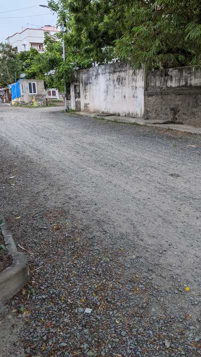 No road, Only stones for Residents
