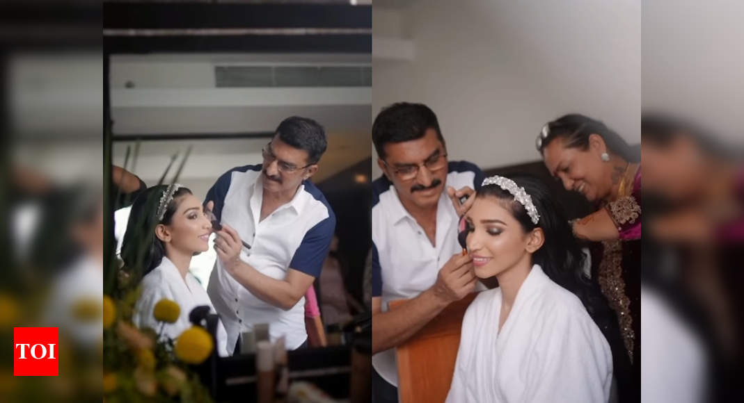 Makeup artist duo Bharat and Dorris gave their daughter a bridal makeover and it’s winning the internet