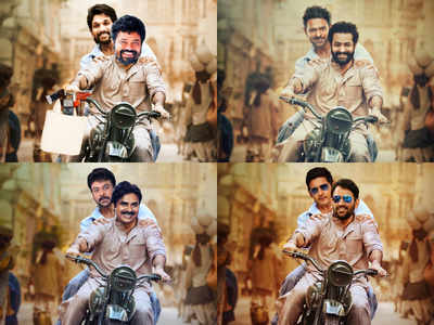 RRR's poster featuring Ram Charan and Jr NTR turns out to be a huge hit; Celebs like Virendra Sehwag and David Warner shared their own versions in form of memes