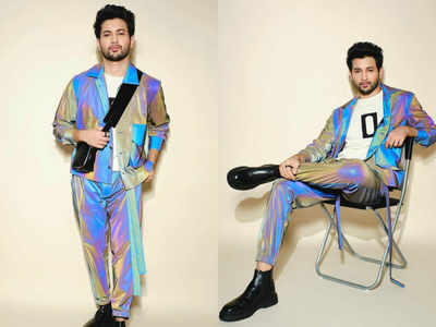 Bollywood's new cool guy Rohit Saraf slays in holographic outfit