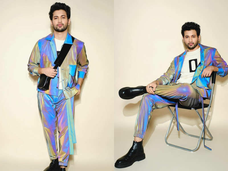 Bollywood's new cool guy, Rohit Saraf, slays in a holographic outfit