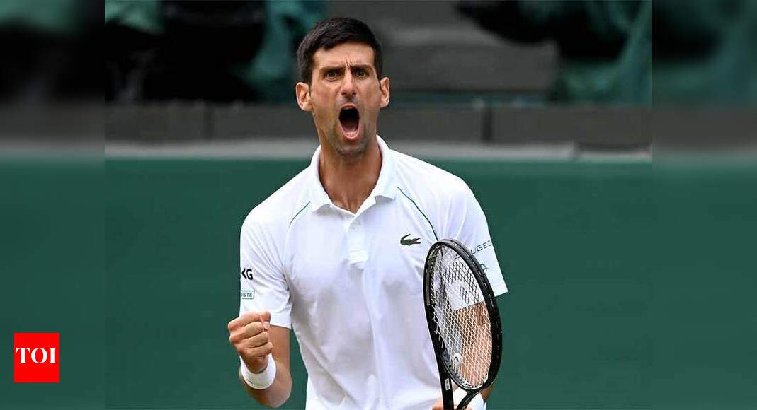 Djokovic into seventh Wimbledon final, 30th at Grand Slams