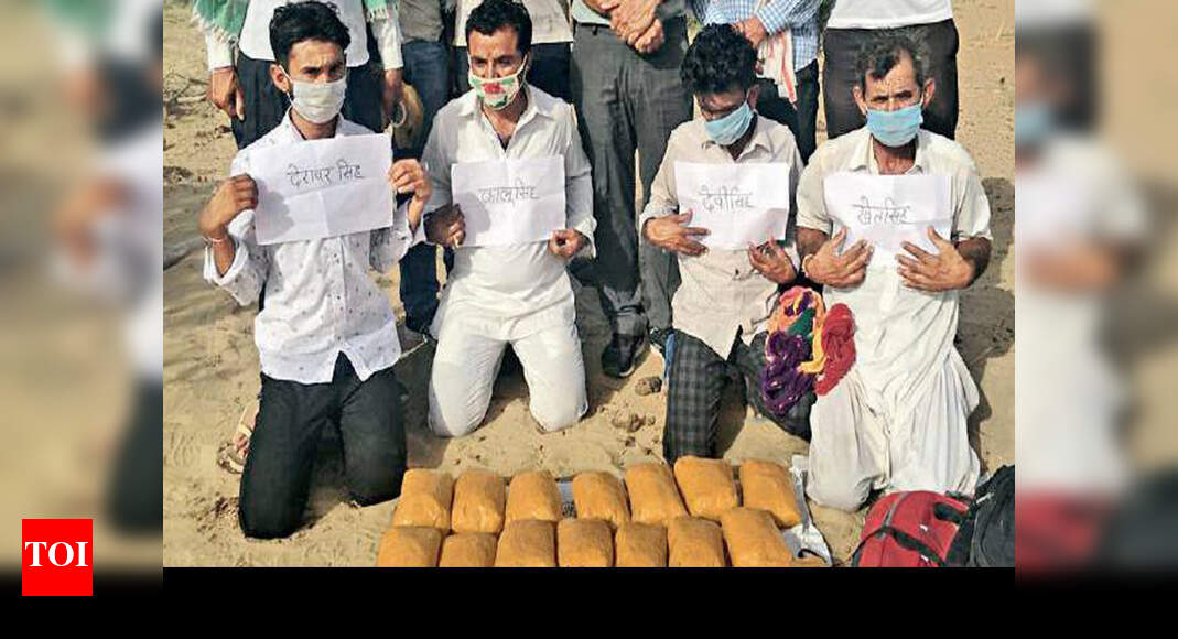 Heroin worth Rs 110 crore from Pakistan was thrown over fencing in Rajasthan | Jaipur News - Vimarsana News