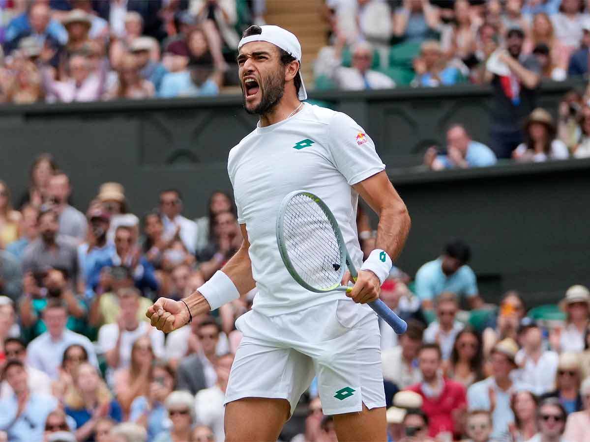 Wimbledon Berrettini Brushes Aside Hurkacz To Become First Italian In Singles Final Tennis News Times Of India