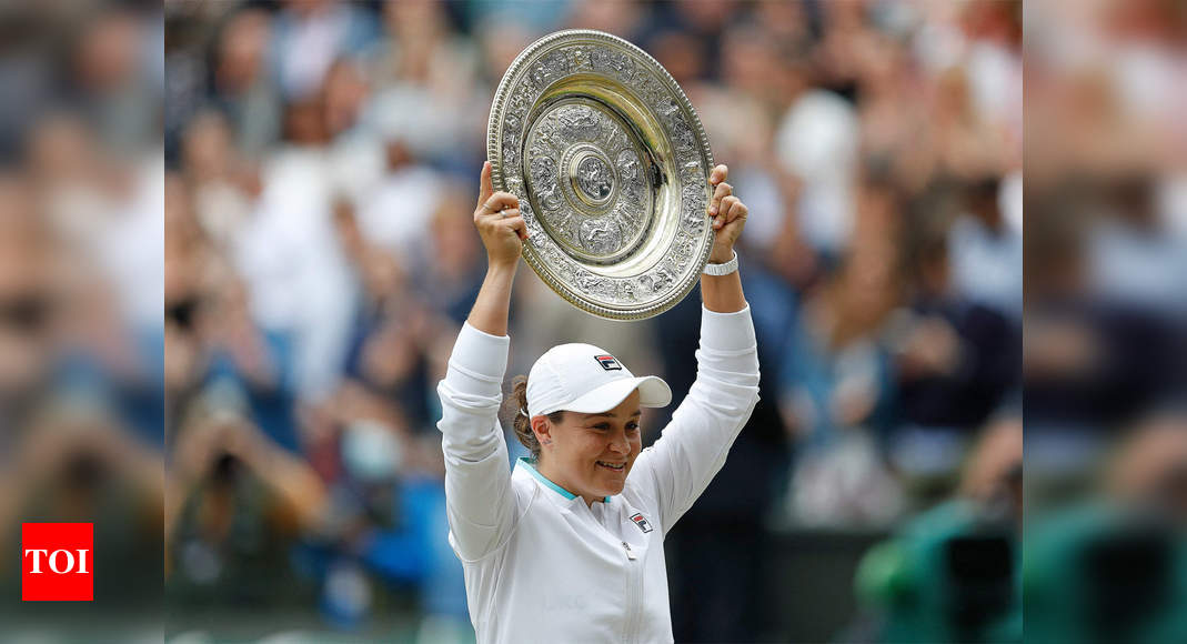 Barty beats Pliskova to win maiden Wimbledon title