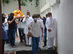 Snehlata Pandey's funeral pictures