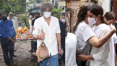 Chunky Panday's mother passes away, Ananya Panday breaks down as she bids final goodbye to her grandmother