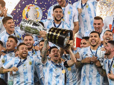 Argentina celebrate Copa America win and dream even bigger | Football ...