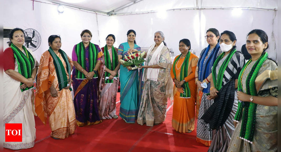 FM Sitharaman hosts high tea for women members of Union council of ministers