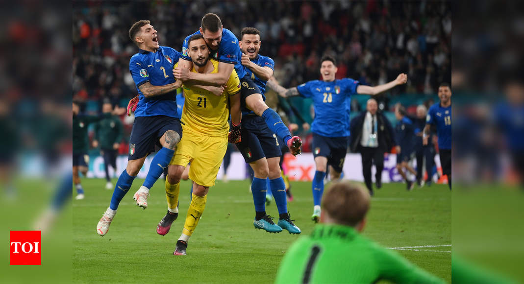 Italy beat England 3-2 on penalties to win European Championship