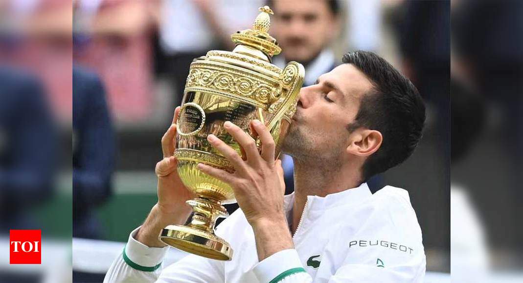 Djokovic wins sixth Wimbledon title, equals Federer and Nadal's Grand Slam record of 20