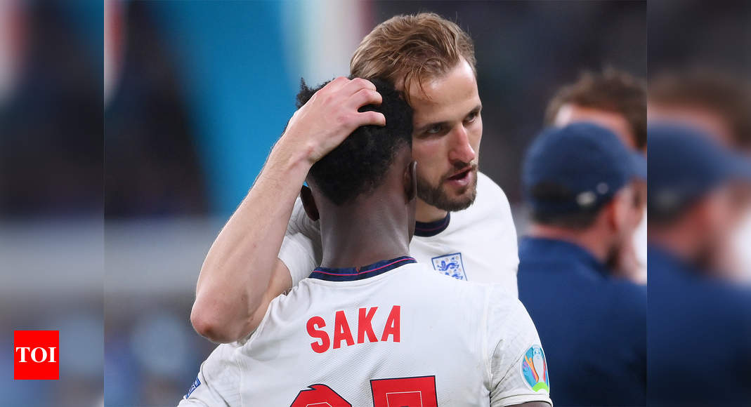 Don't panic! England captain Harry Kane asks fans to judge them at the  World Cup after Italy loss