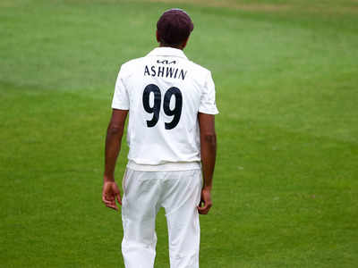 Ashwin hot sale jersey number