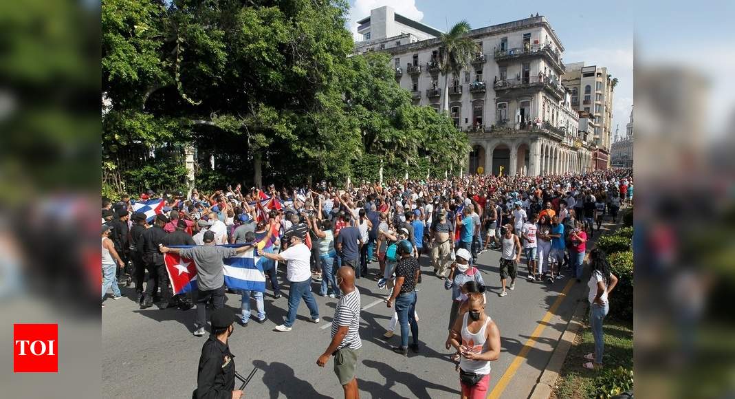 Cuba Protests: Cuba Sees Biggest Anti-government Protests In Decades ...