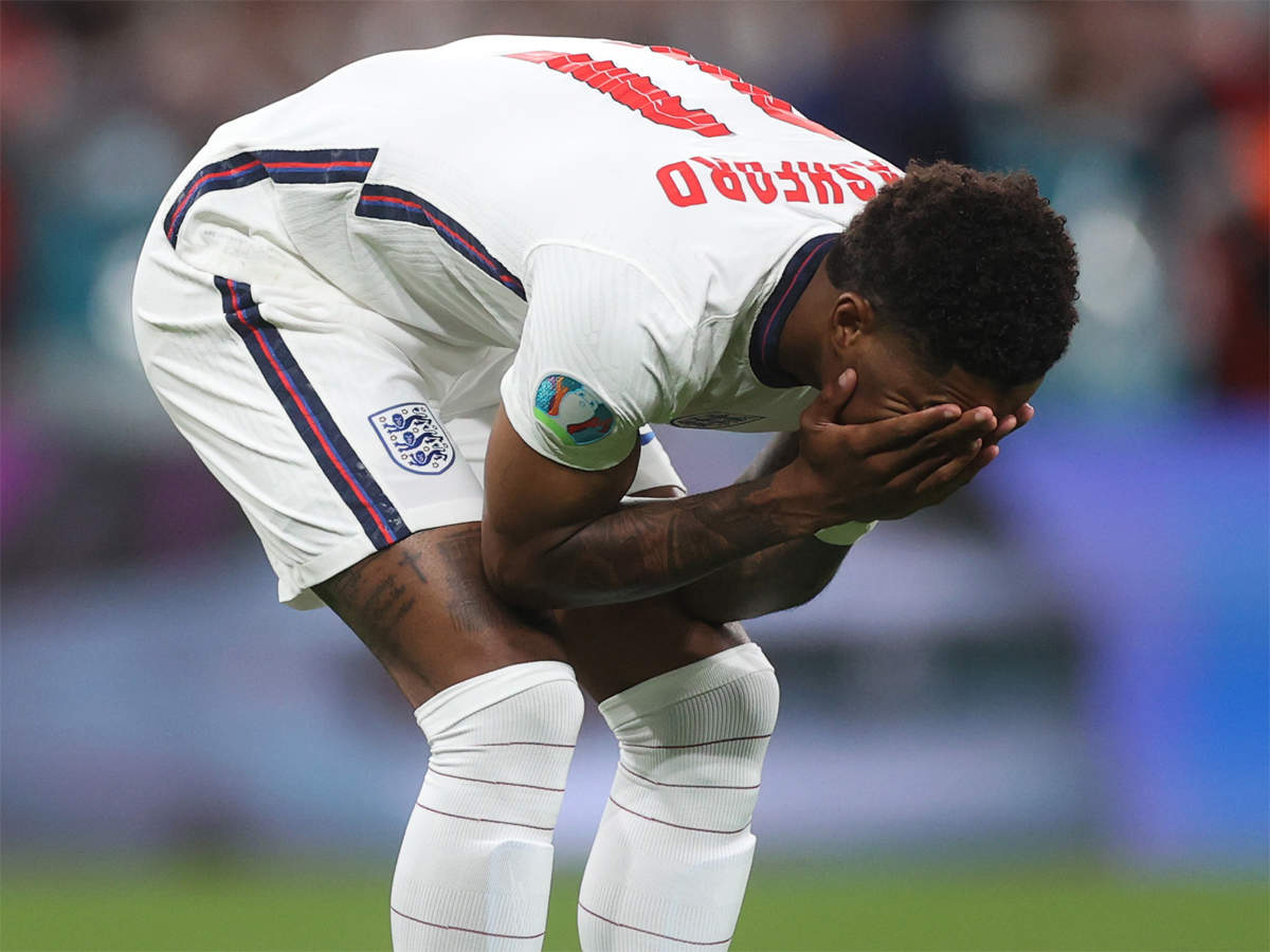 England&#39;s Marcus Rashford apologises for Euro final penalty miss | Football  News - Times of India