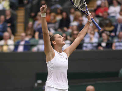 Wimbledon finalist Karolina Pliskova soars to fifth in WTA Finals race