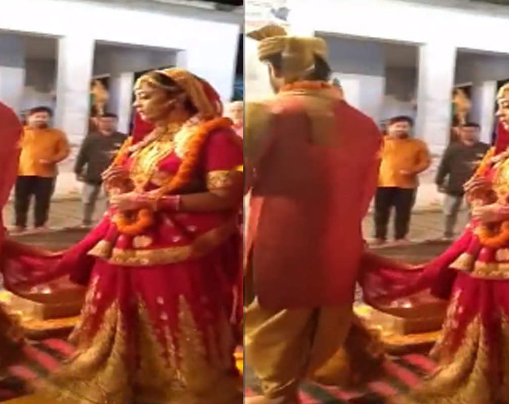 
Shubhi Sharma and Jay Yadav shoot for marriage scene, video goes viral
