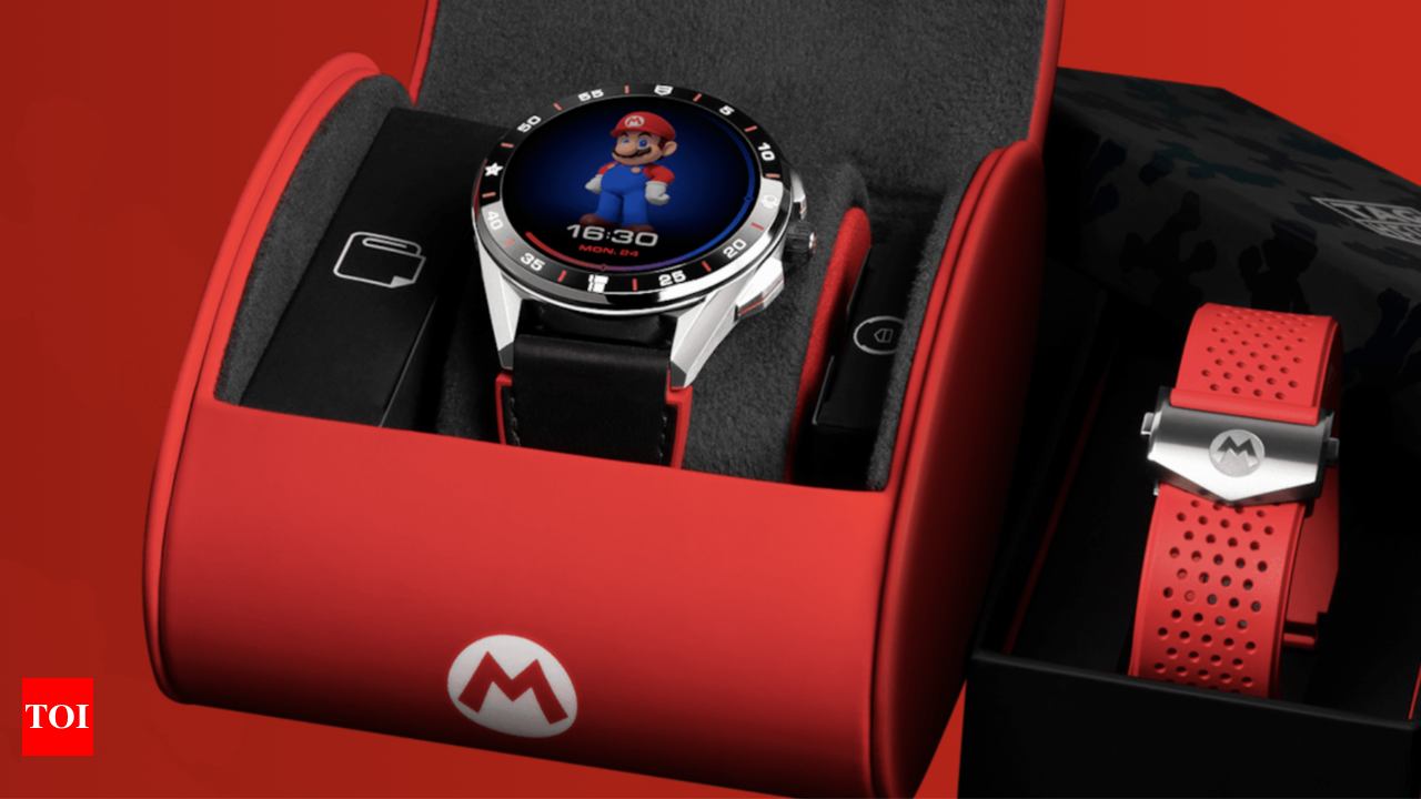 Super Mario Smartwatch Tag Heuer launches a special Super Mario