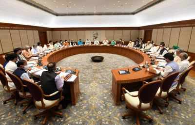 Union Cabinet holds first in-person meeting in over a year