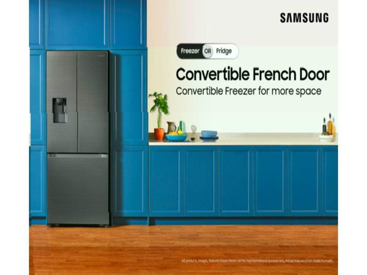 Samsung Launches 2021 Edition Of Convertible French Door Refrigerators Price Starts At Rs 89 990 Times Of India