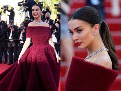Amy Jackson is the belle of the ball