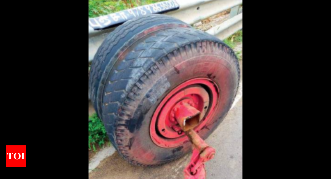 Tyre detaches from truck, hits & kills man in Chennai